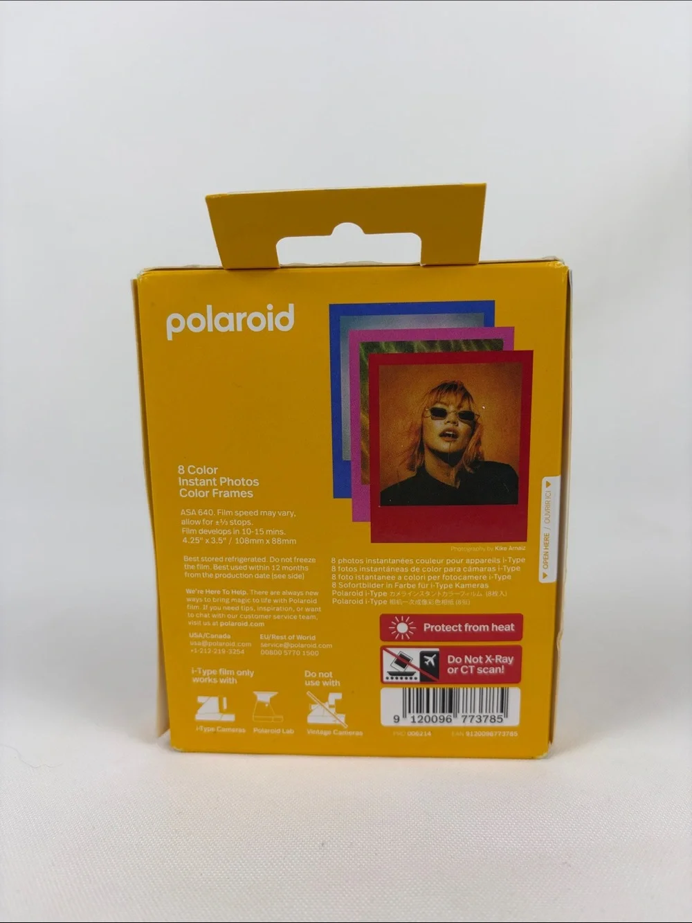 Polaroid Color Film for I Type Color Frames Edition - 8 Photos